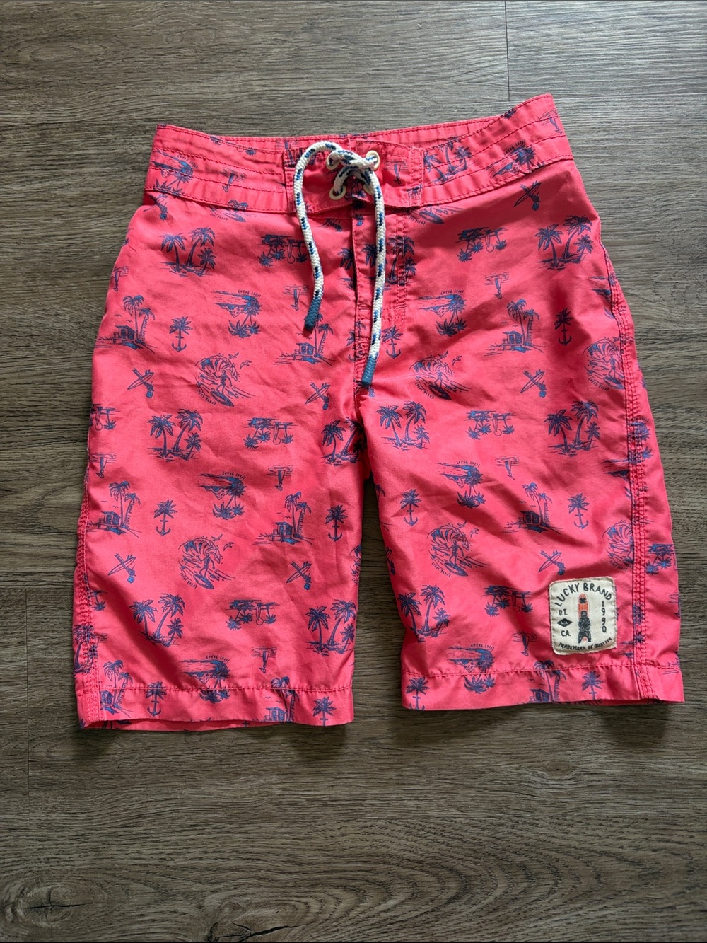 Lucky Brand Board Shorts with Drawstring